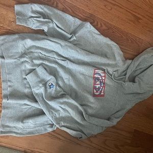 Uniqlo hoodie grey avengers/marvel/captain America edition size medium